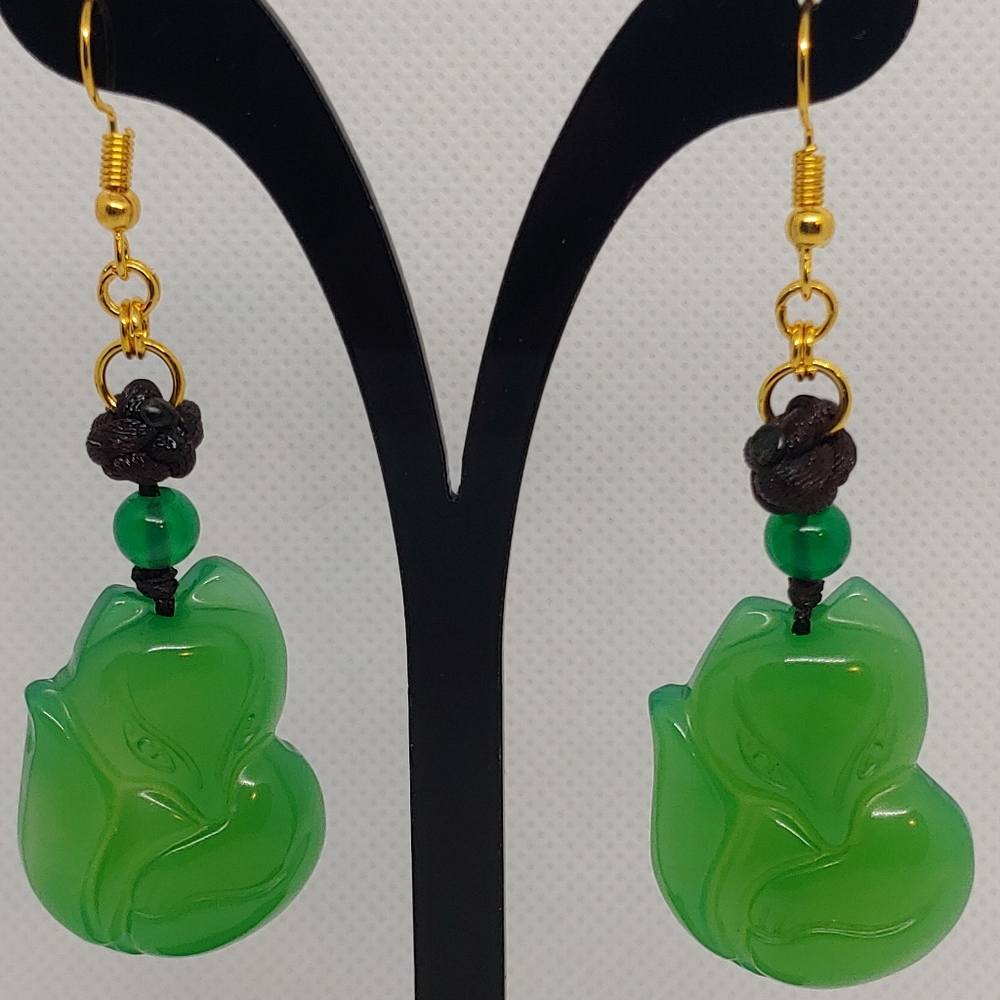 Auspicious Fox earrings